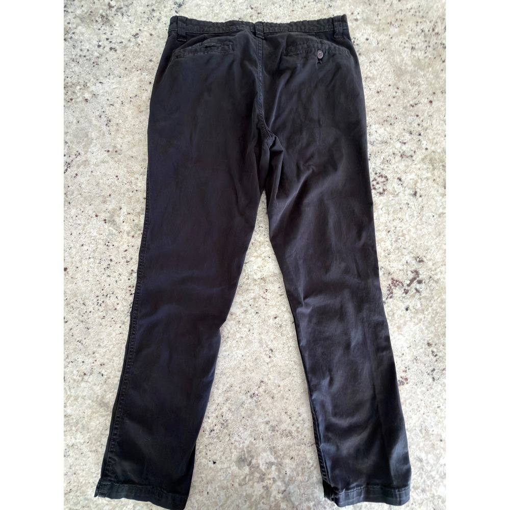 George Slim Fit Black Chino Pants Men's 32x30